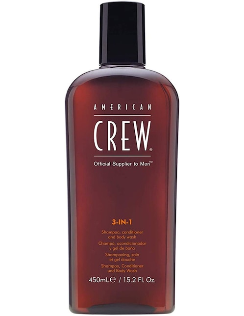Shampoo energizante para cabello 3 In 1 American Crew 1
