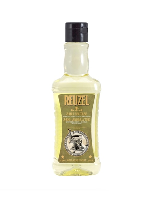Shampoo energizante para cabello 3 In 1 Tea Tree Reuzel 350 ml
