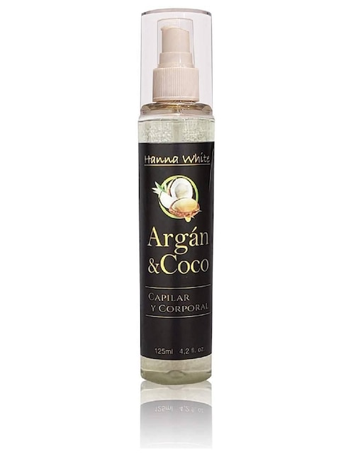 Aceite corporal Hanna White de aroma Argán & Coco 125 ml