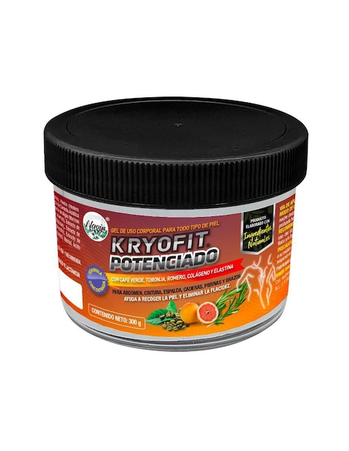 Gel corporal reductivo Potenciado Kryofit para todo tipo piel