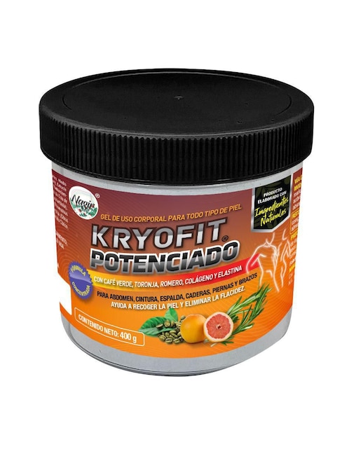 Gel corporal reductor Potenciado Kryofit para todo tipo piel