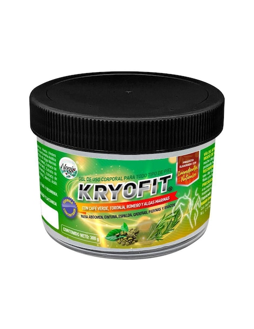 Gel corporal reductor Kryofit para todo tipo piel