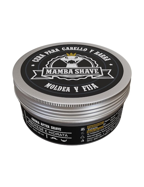 Cera para cabello y  barba Mamba Shave recomendado para fortalecimiento