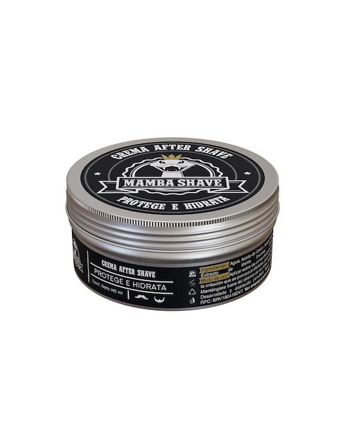 Crema facial recomendada para hidratar día y noche Mamba Shave para todo tipo piel