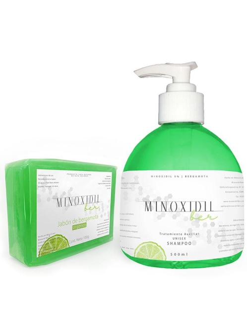 Tratamiento para barba y cabello anticaída Minoxidilber Minoxidil 5%