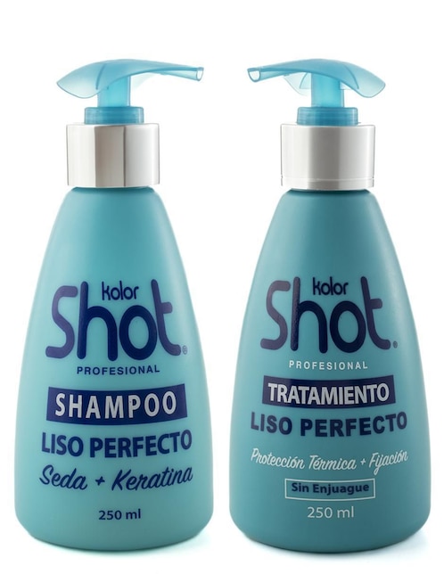 Shampoo para cabello lacio y ondulado Kolor Shot Profesional