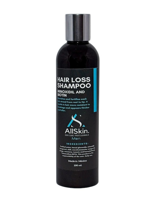 Shampoo anticaída para cabello Minoxidil y Biotina Allskin