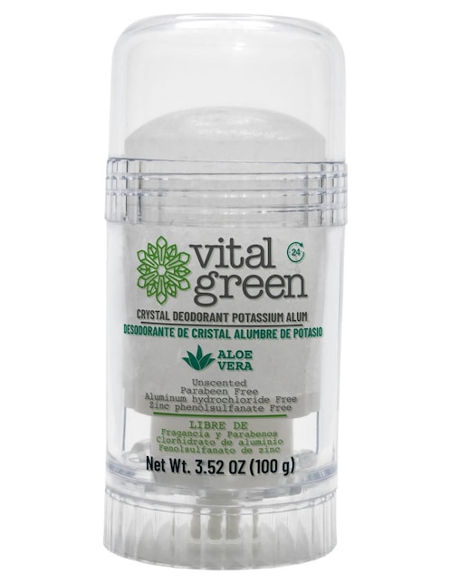 Desodorante no tóxico de barra Vital Green unisex