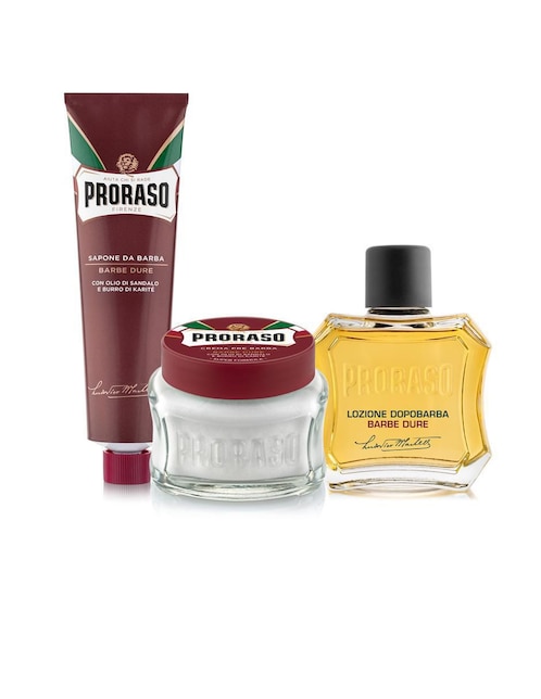 Set para rasurar Proraso prima & dopo