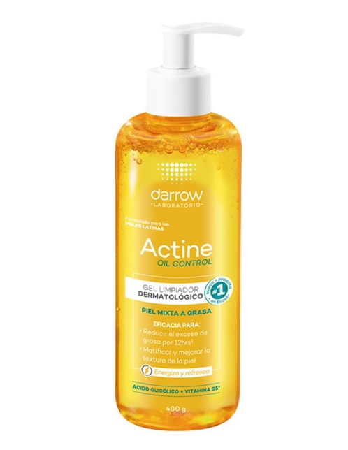 Limpiador rostro y cuerpo Actine Oil Control Gel para purificar Limpiador rostro y cuerpo Actine Oil Control Gel para purificar