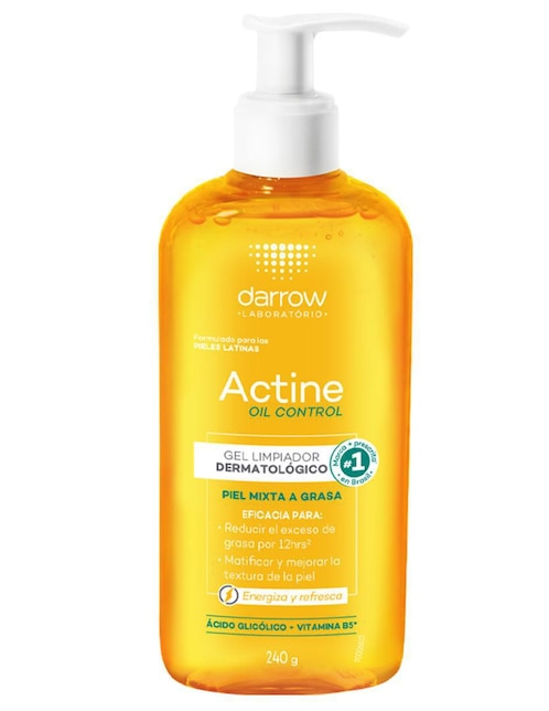 Limpiador rostro y cuerpo Actine Oil Control Gel para purificar
