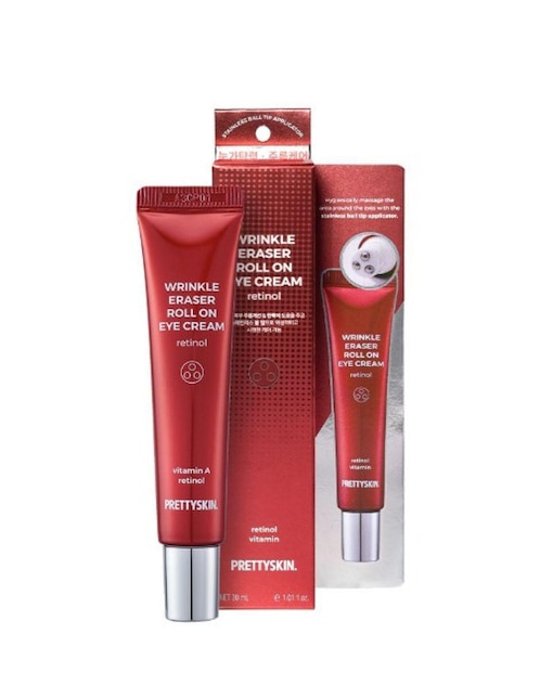 Crema para contorno de ojos recomendada para prevenir signos de la edad noche Pretty Skin para todo tipo piel