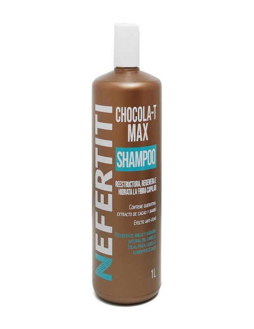 Shampoo reparador para cabello Chocola-T Max Nefertiti