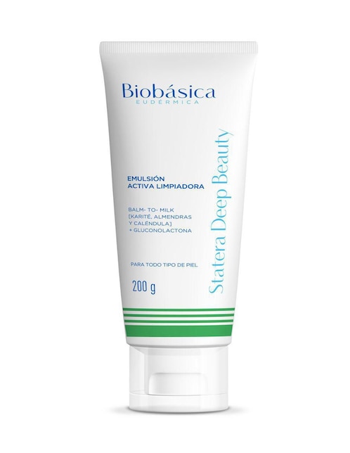 Limpiador facial Emulsión Activa Statera Deep Beauty Biobásica Eudérmica para hidratar