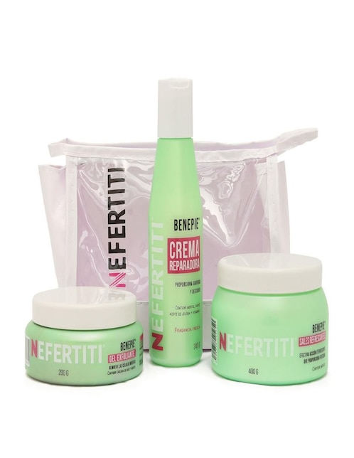 Kit de spa para pedicure Nefertiti con 3 pz