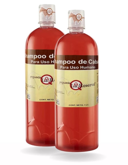Shampoo anticaída "para cabello" todo tipo 2 sahmpoo de caballo para uso humano yeguada la reserva línea estrella libre de crueldad ingredientes naturales