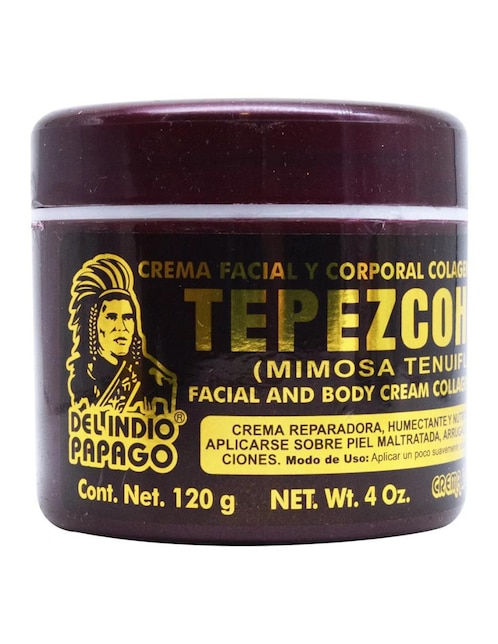 Crema para rostro y cuerpo recomendada para calmar y aliviar la piel día y noche Del Indio Papago para piel mixta