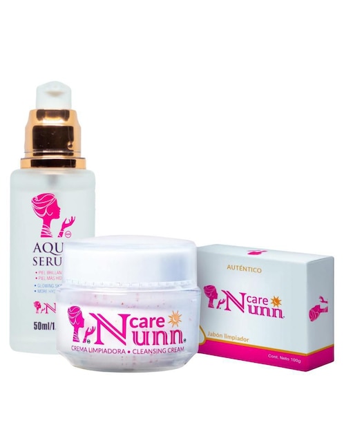 Kit tratamiento facial hidratante Nunn Care