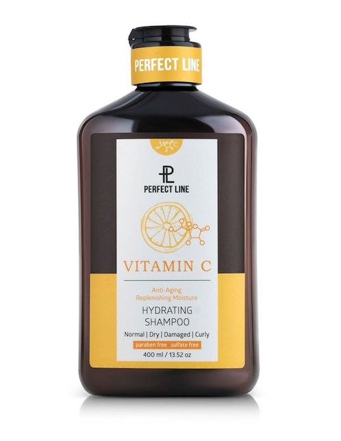 Imagen de producto Shampoo anti frizz hidratante con vitamina c Perfect Line 400 ml