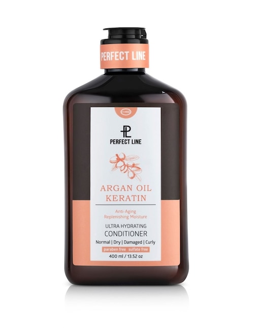 Imagen de producto Acondicionador para cabello de keratina con aceite de argán Perfect Line 400 ml