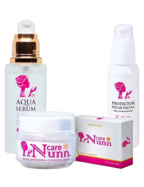 Kit de tratamiento facial Extracto de Arroz fps 50+ antimanchas Nunn Care