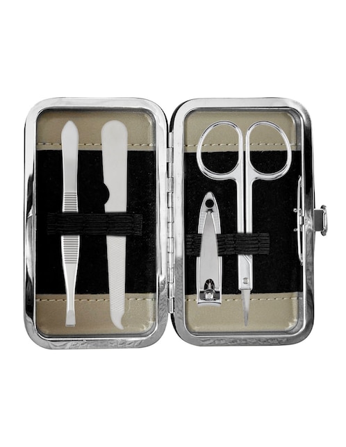 Set de manicure manual de acero inoxidable con 5 piezas 1
