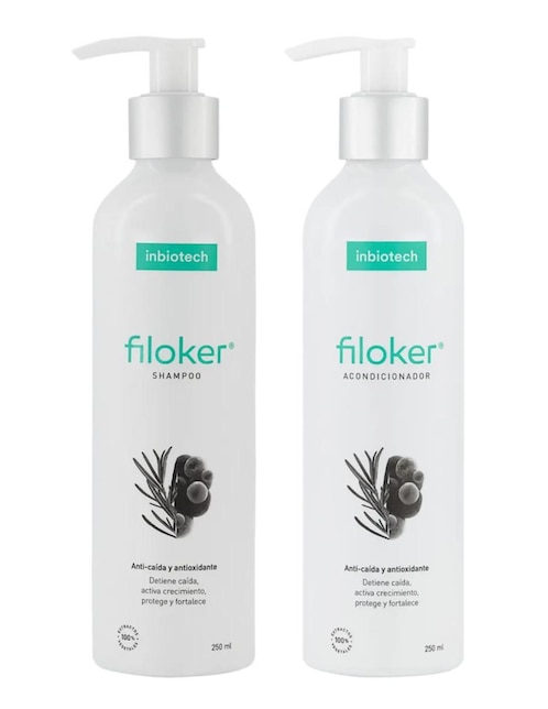 Set tratamiento capilar anticaída Filoker