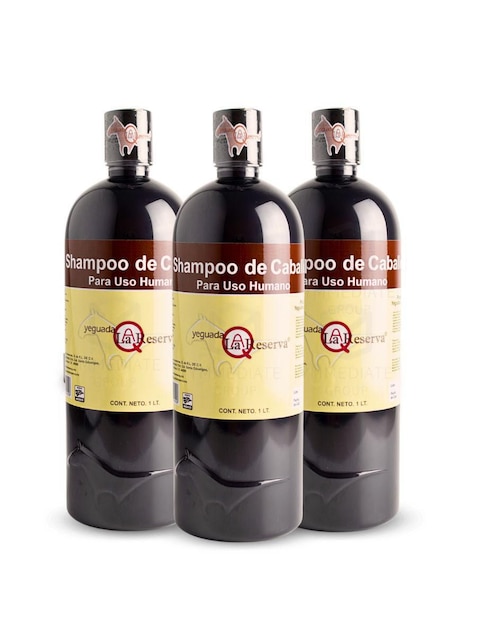 Set de shampoo Yeguada La Reserva 3 piezas 1 L