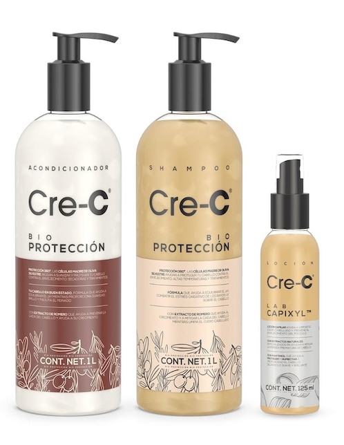 Kit de shampo y acondicionador para cabello Bio protección Cre-c