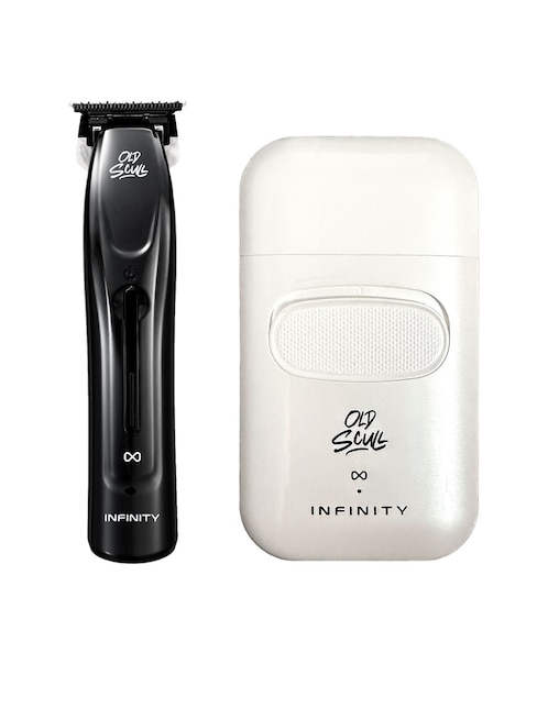 Recortadora para cabello, barba y cuerpo Old Scull Infinity Duo Black & White
