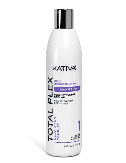 Imagen de producto Shampoo reparador para cabello Total Plex Kativa 355 ml
