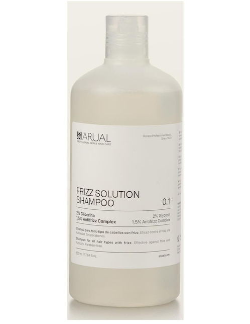Shampoo anti frizz para cabello con frizz Arual 500 ml