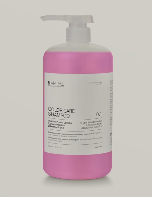 Shampoo protector de color para cabello teñido Color Care Arual 1 L