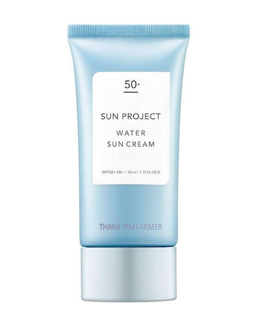 Protector solar FPS 50+ Sun project water sun cream Thank you farmer 50 ml