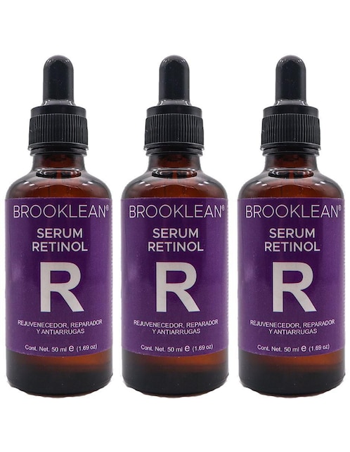 Set de sérum facial retinol Brooklean todo tipo de piel