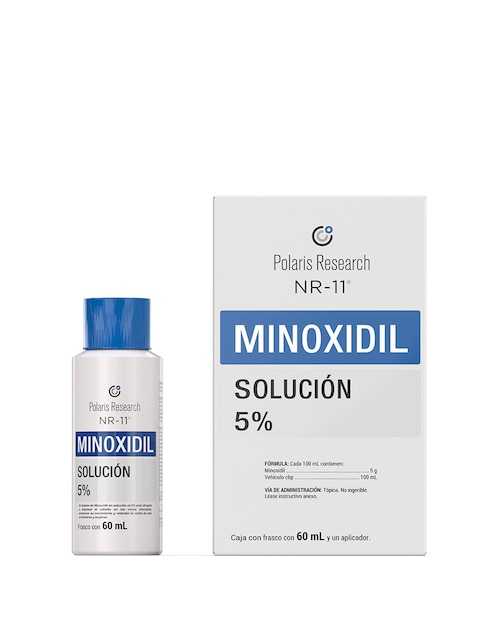 Sérum capilar para cuero cabelludo Polaris Research NR 11 Minoxidil DS Laboratories todo tipo piel