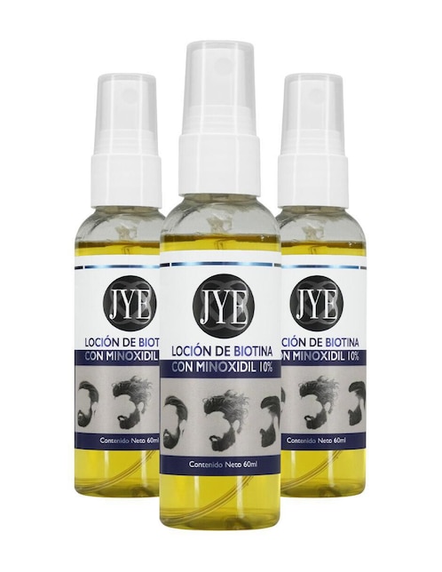 Set tratamiento para barba y cabello crecimiento Jye
