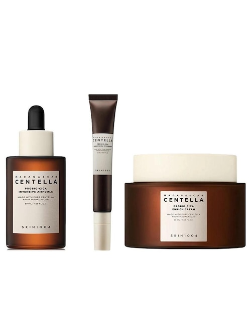 Kit de sérum facial skin1004 madagascar centella probio-cica skin1004 todo tipo piel