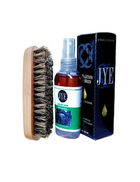 Kit Cepillo Para Barba JYE De Madera