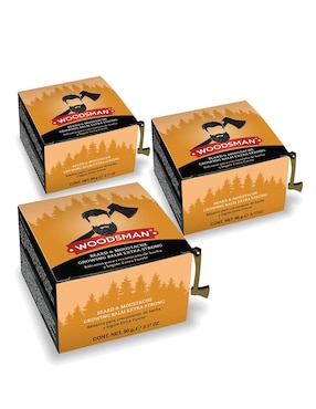 Set Bálsamo Para Crecimiento De Barba Y Bigote Woodsman