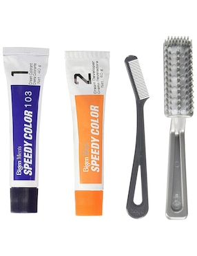 Tinte para cabello rápido para hombres Bigen Men's Speedy Color tono S.105 Castaño medio