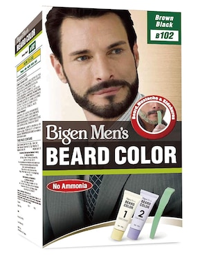 Tinte Barba Y Bigote Bigen Men´s Beard Color Tono B.102 Negro Natural