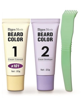 Tinte para cabello Men´s Beard Color Bigen tono B.102 Negro natural