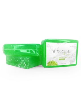 Set de 10 jabones para crecimiento barba y bigote de Bergamota y Minoxidil 5% 100gr