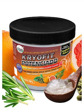 Gel corporal reductor Potenciado Kryofit para todo tipo piel