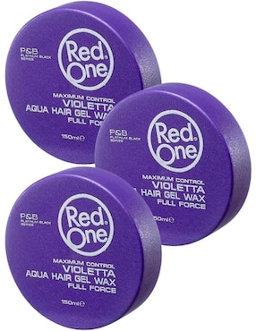 Cera Para Cabello Maximum Control Violetta Aqua Hair Gel Wax Redone Violeta3 Suavizar