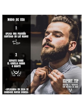 Cera para cabello y  barba Mamba Shave recomendado para fortalecimiento