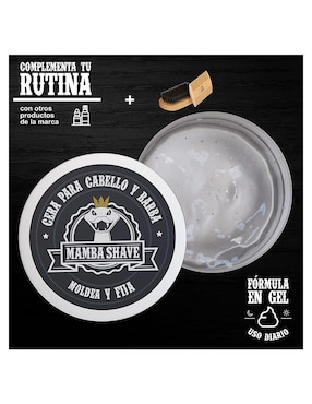 Cera para cabello y  barba Mamba Shave recomendado para fortalecimiento