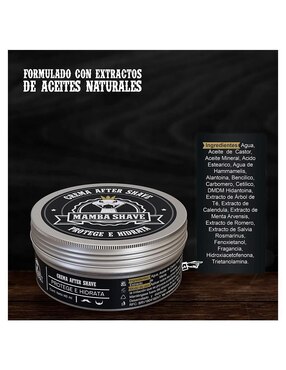 Crema facial recomendada para hidratar día y noche Mamba Shave para todo tipo piel