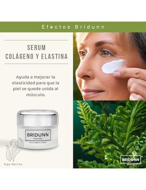 Sérum antiedad facial serum colágeno y elastina rejuvenecedora Bridunn Skincare Antiedad de todo tipo de piel